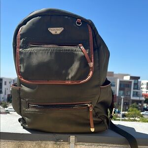Ellen Tracy Green Backpack Versatile and Stylish